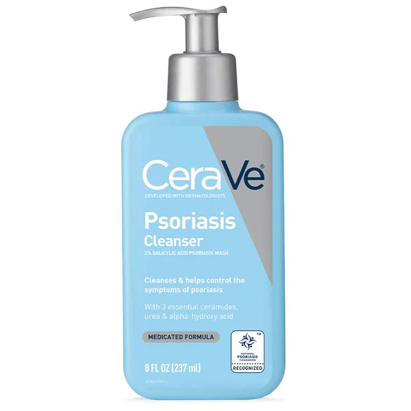 CeraVe Psoriasis Cleanser 2% Salicylic Acid Psoriasis Wash 237ml