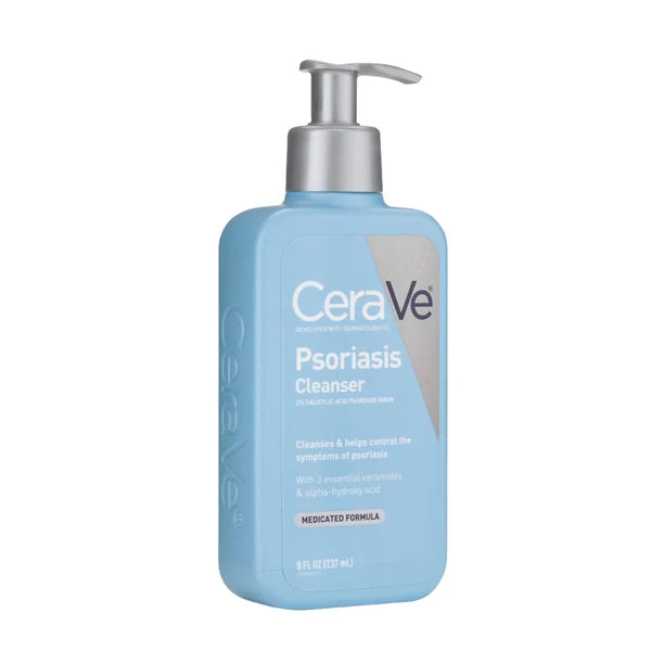 CeraVe Psoriasis Cleanser 2% Salicylic Acid Psoriasis Wash 237ml