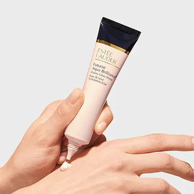 Estée Lauder Futurist Aqua Brilliance Glow Primer with Hyaluronic Acid & Glycerin for Hydrated Skin