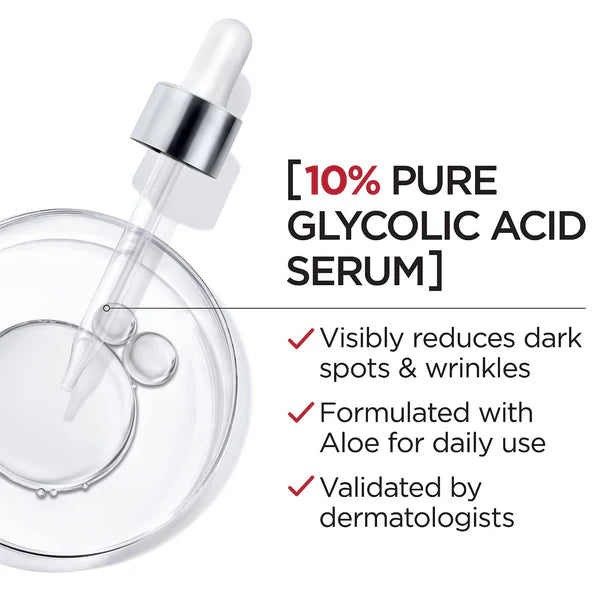 L'OREAL PARIS 10% Pure Glycolic Acid Serum 30ml