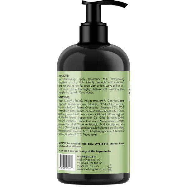 MIELLE Rosemary Mint Strengthening Leave-In Conditioner 355ml