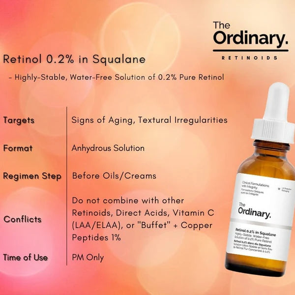 The Ordinary Retinol 0.2% In Squalane 30ml